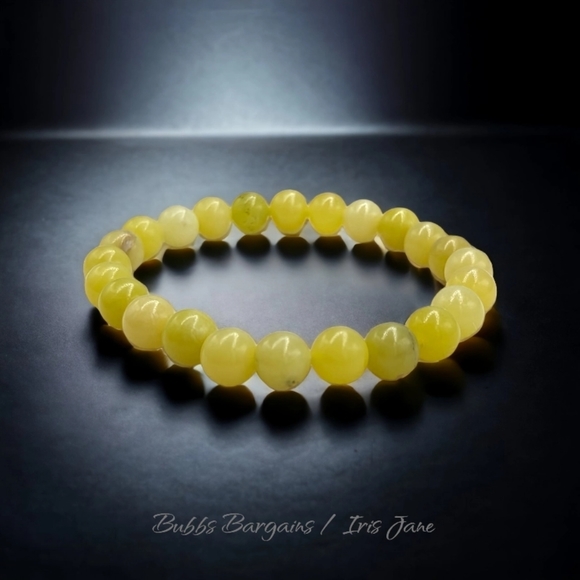 Lemon Jade Bracelet - 8mm Unisex - Picture 3 of 3